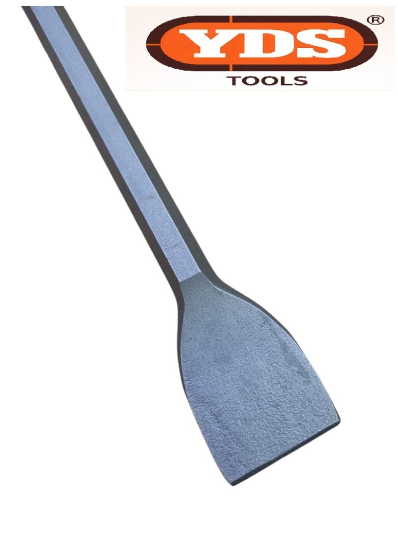 YDS 2 Pieces Flat Chisel for Rotary Hammer Drill YDS – Size 30 × 500 mm – Model YDS-0134-7 - Image 3